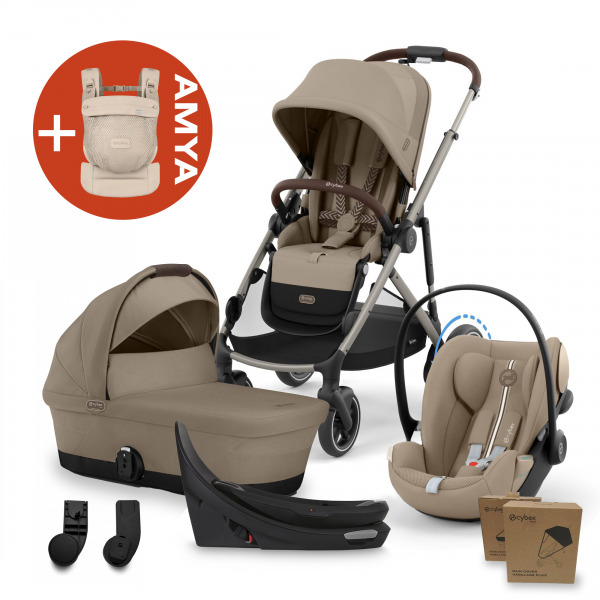 CYBEX Gold eGazelle 4in1 All Weather +AMYA - Almond Beige
